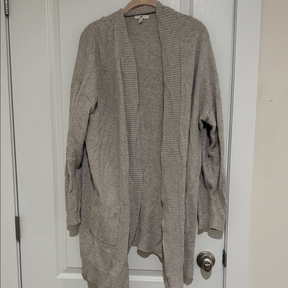 Cozy Cream Open Front Cardigan